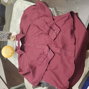 Balmain men's cotton blend dress shirt Large 16.5